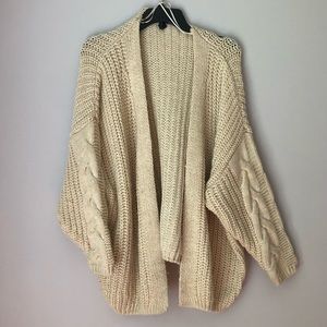 Oversized chunky cardigan